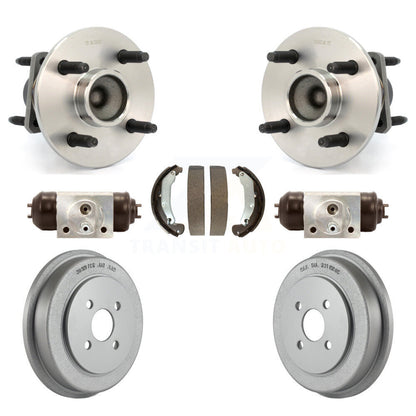 Kit de roulement de moyeu de tambour et de chaussures enduits de cylindres de roue arrière pour Chevrolet Cobalt G