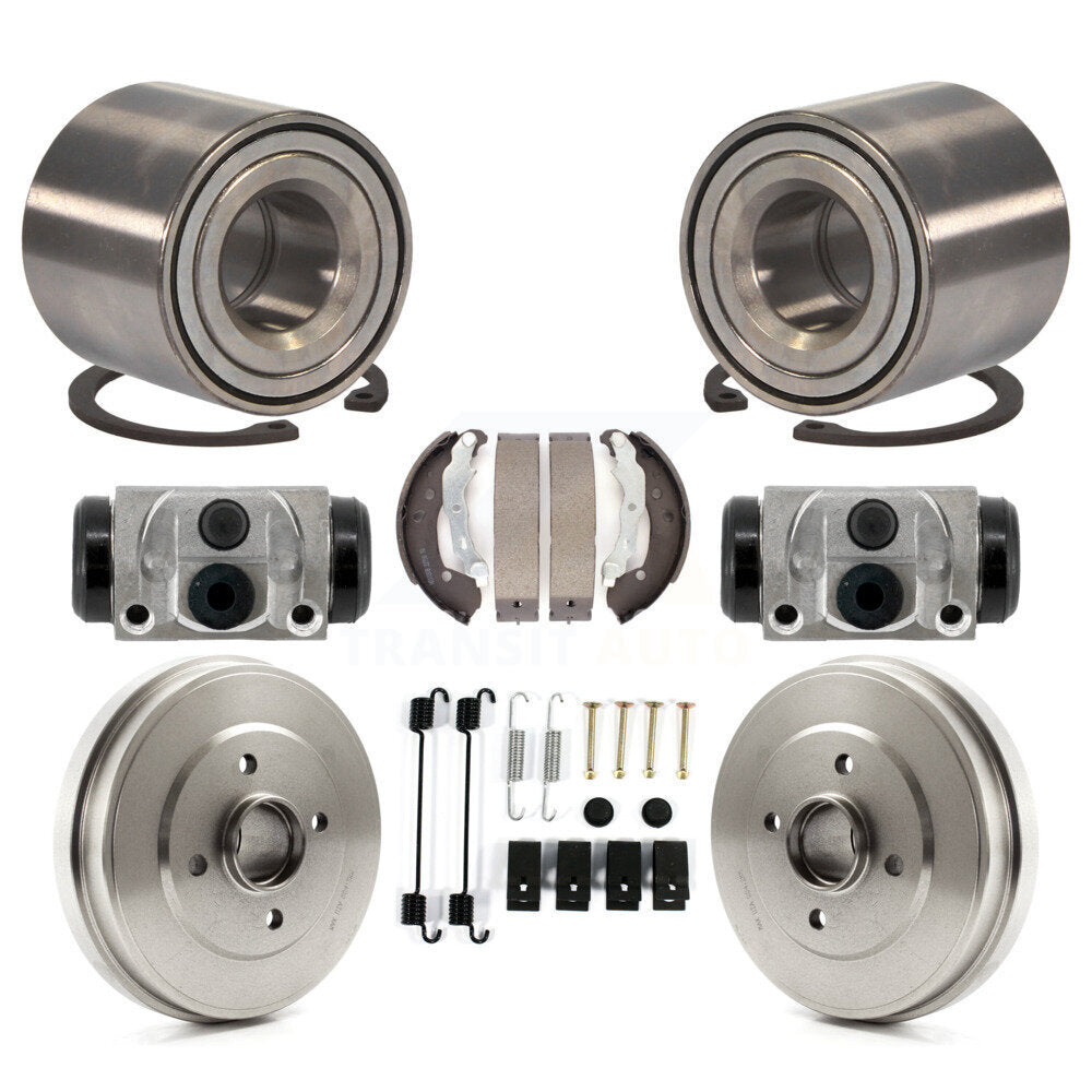 Kit de roulements de quincaillerie pour cylindres de roue arrière et chaussures de tambour (8 pièces) pour Nissan Versa