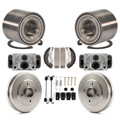 Kit de roulements de quincaillerie pour cylindres de roue arrière et chaussures de tambour (8 pièces) pour Nissan Versa