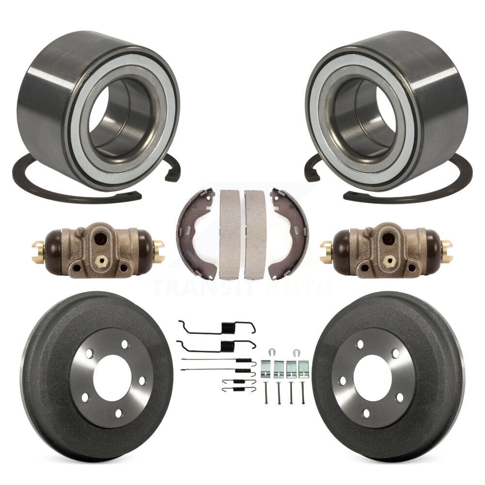 Kit de roulements pour cylindres de roue arrière, tambour et chaussures (8 pièces) pour Ford Escap