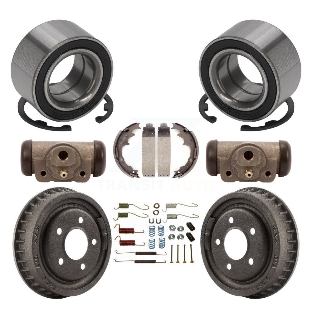 Kit de roulements de matériel de tambour et de chaussures de cylindres de roue arrière (8 pièces) pour Ford Ranger EV