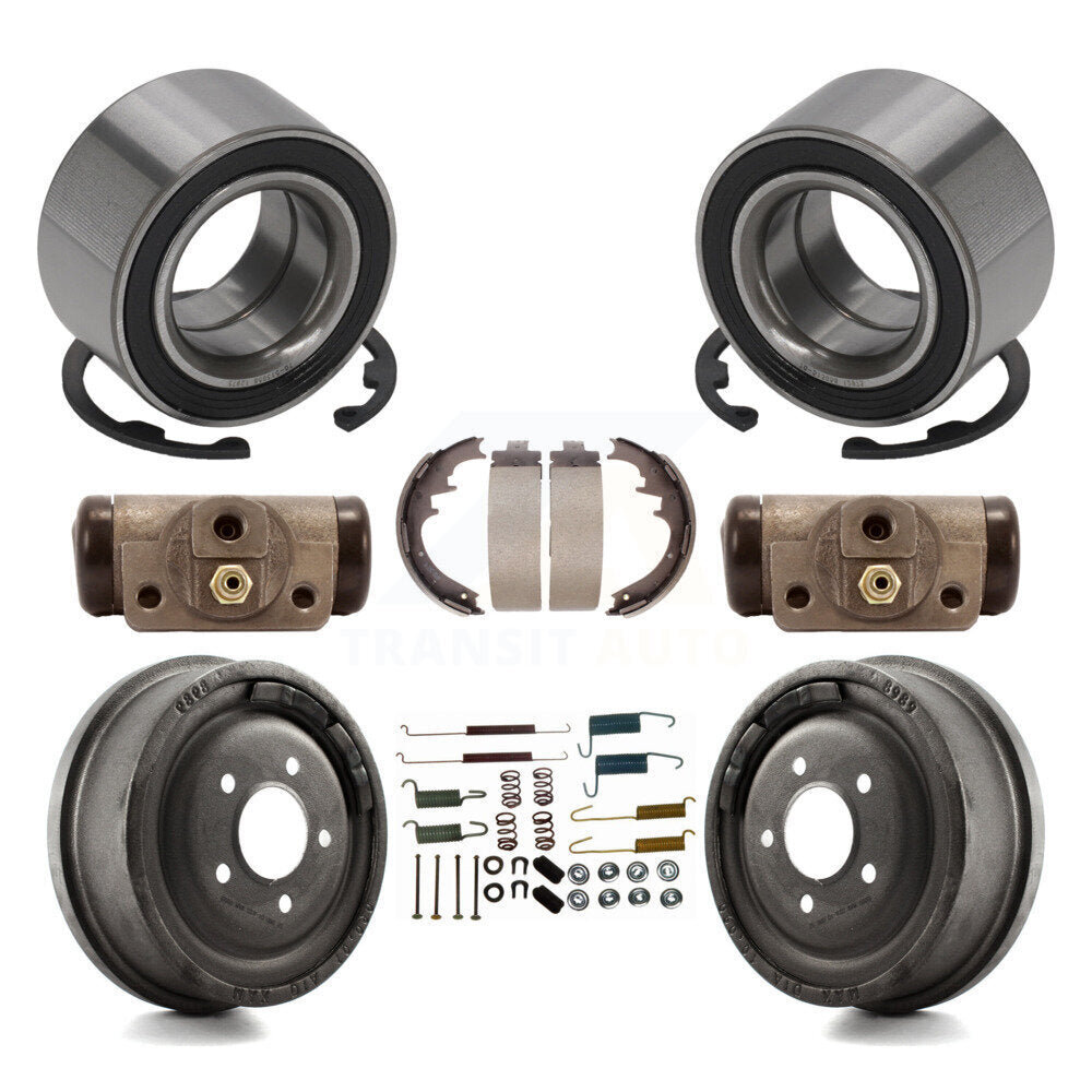 Kit de roulements de matériel de tambour et de chaussures de cylindres de roue arrière (8 pièces) pour Ford Ranger EV