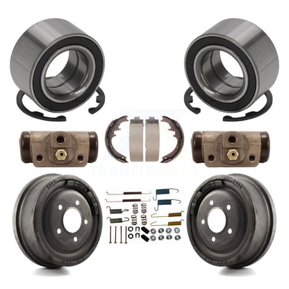 Kit de roulements de matériel de tambour et de chaussures de cylindres de roue arrière (8 pièces) pour Ford Ranger EV