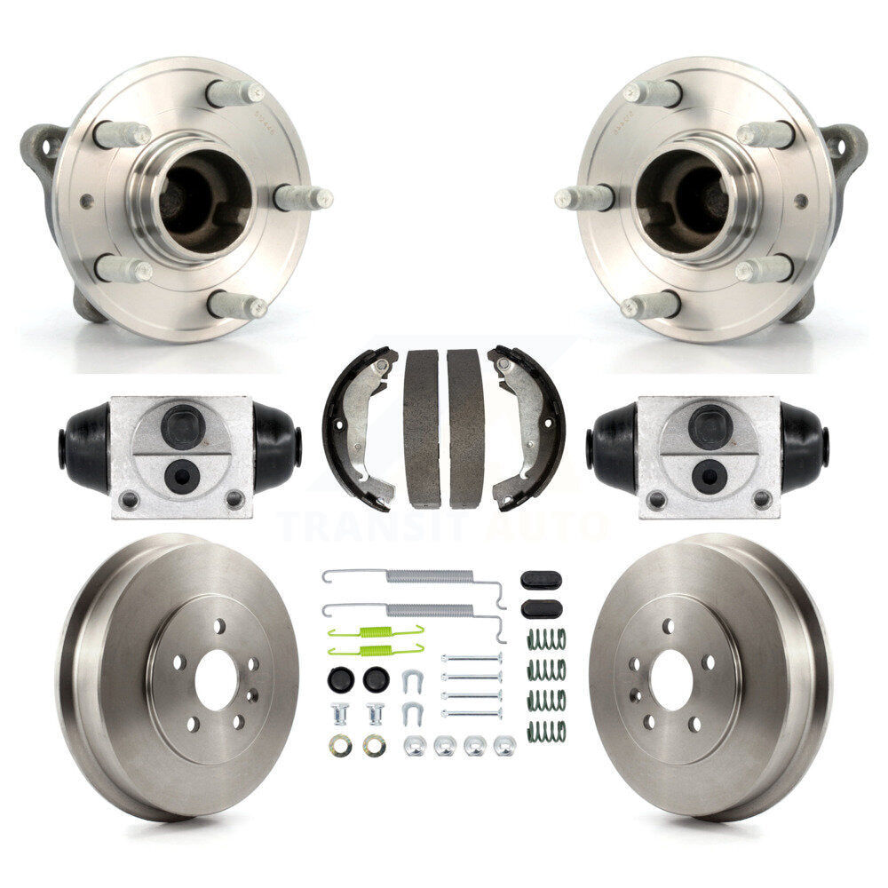 Kit de roulements de moyeu, cylindres de roue arrière, tambour et chaussures (8 pièces) pour Chevrolet Cruze