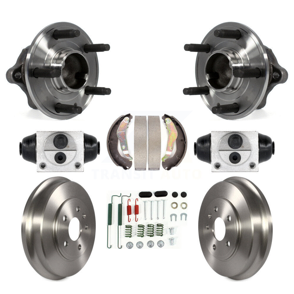 Kit de roulements de moyeu, cylindres de roue arrière, tambour et chaussures (8 pièces) pour Chevrolet Sonic