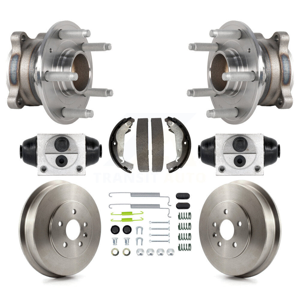 Kit de roulements de moyeu, cylindres de roue arrière, tambour et chaussures (8 pièces) pour Chevrolet Cruze