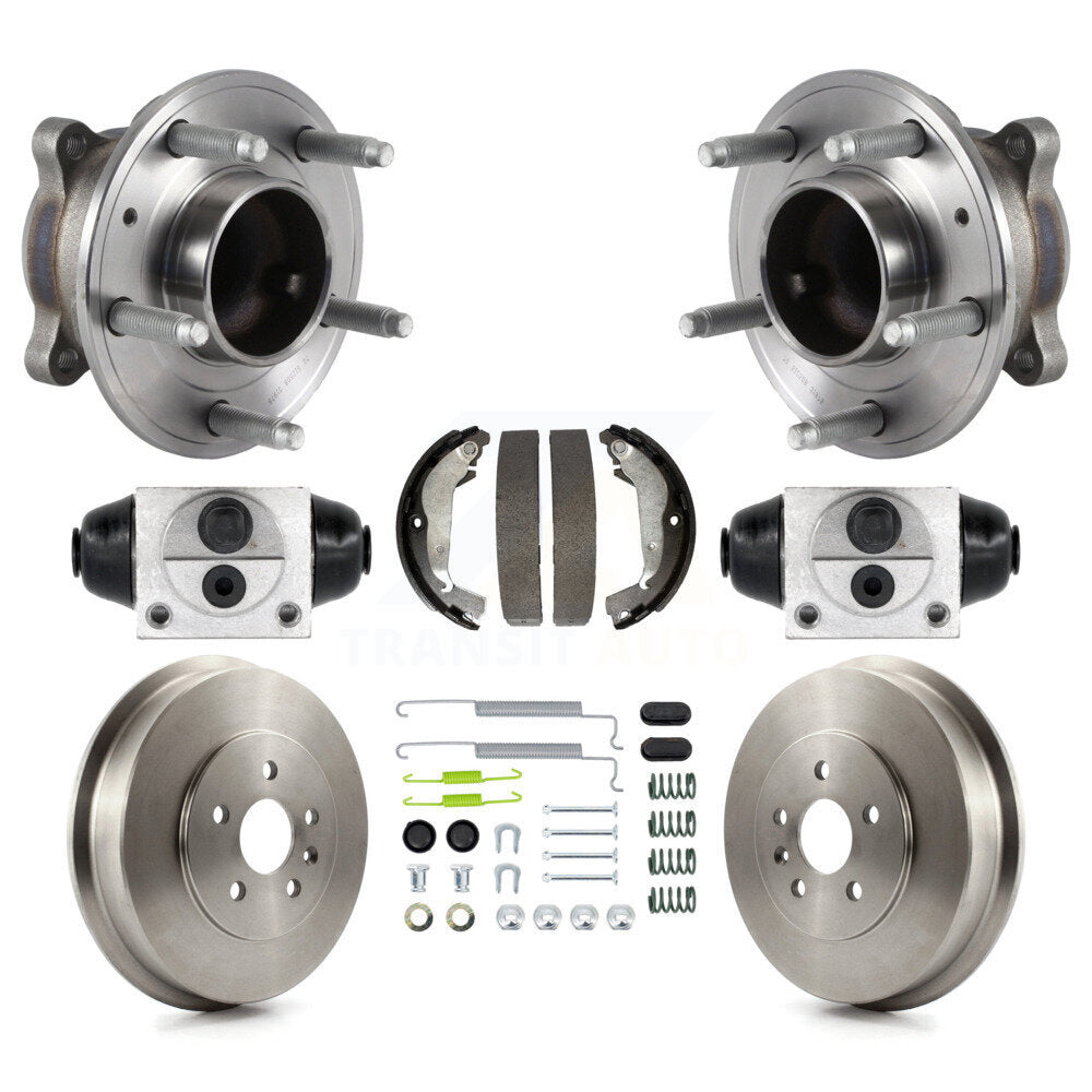 Kit de roulements de moyeu, cylindres de roue arrière, tambour et chaussures (8 pièces) pour Chevrolet Cruze