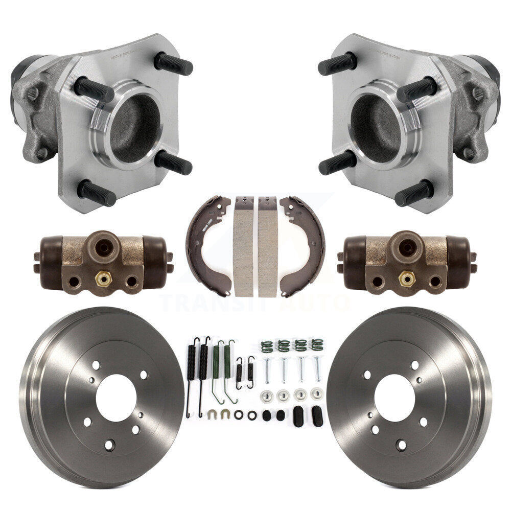 Kit de roulements de moyeu pour cylindres de roue arrière et chaussures de tambour (8 pièces) pour Nissan Cube 09-14