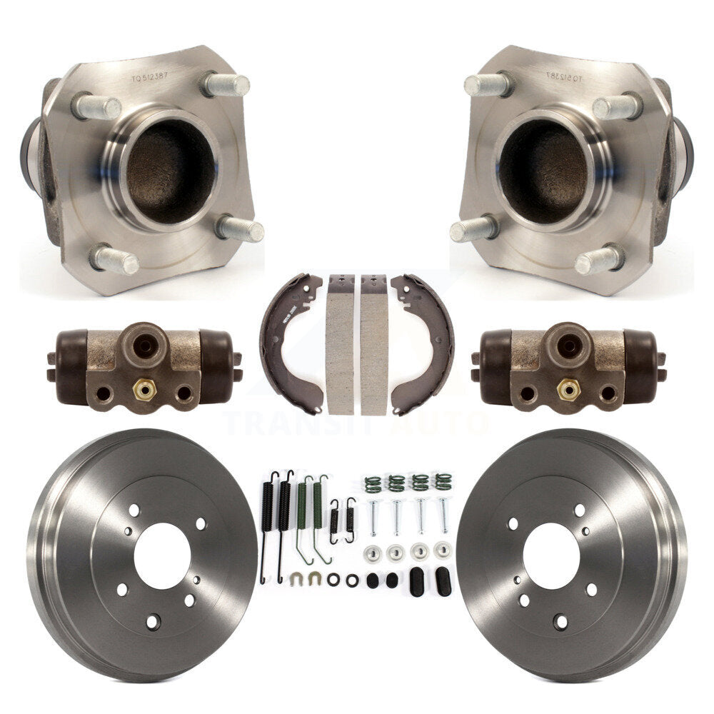 Kit de roulements de moyeu, cylindres de roue arrière, tambour et chaussures (8 pièces) pour Nissan Versa