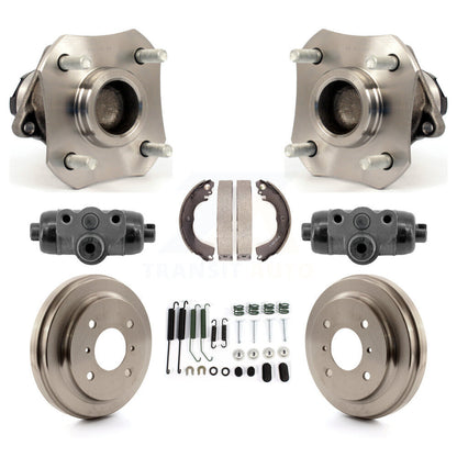 Kit de roulements de moyeu, cylindres de roue arrière, tambour et chaussures (8 pièces) pour Nissan Versa