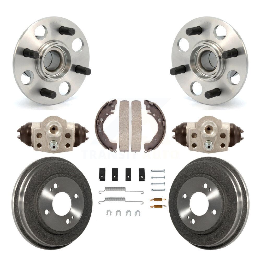Kit de roulements de moyeu, cylindres de roue arrière, tambour et chaussures (8 pièces) pour Honda Insight 10-14