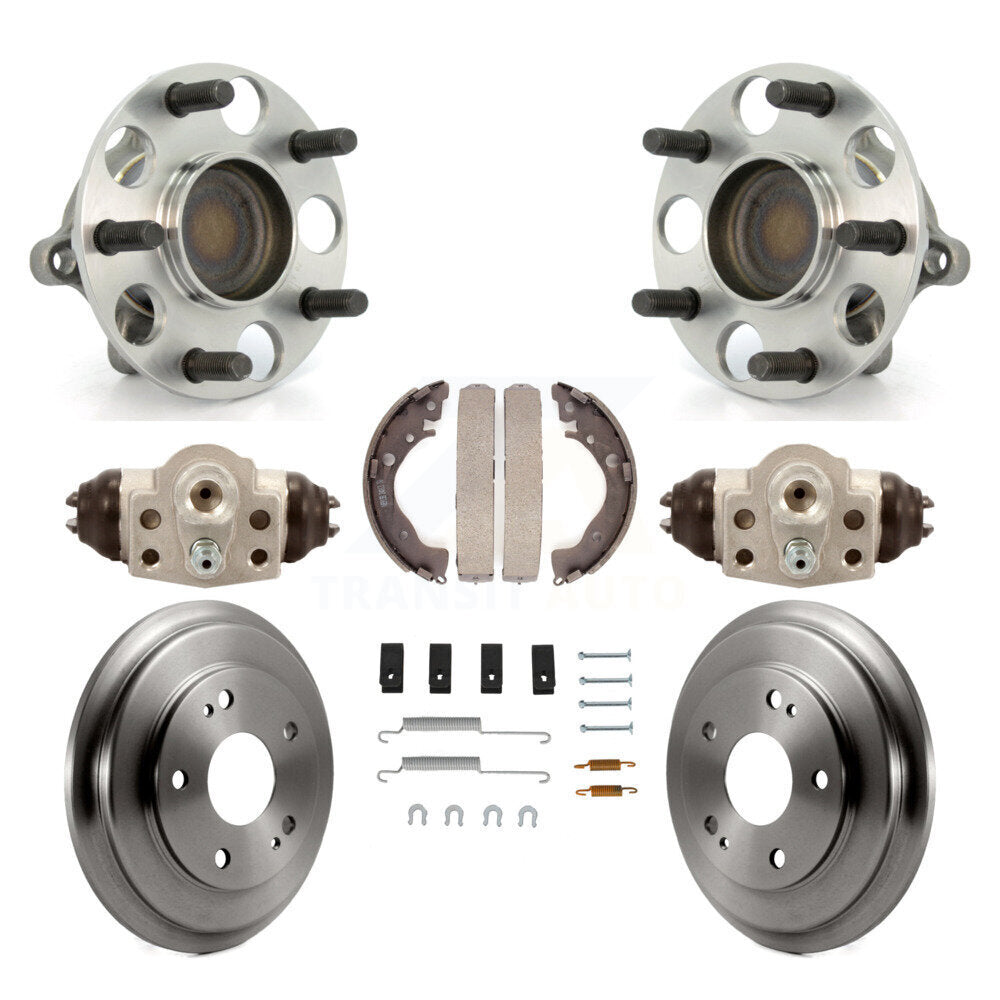 Kit de roulements de moyeu, cylindres de roue arrière, tambour et chaussures (8 pièces) pour Honda Civic