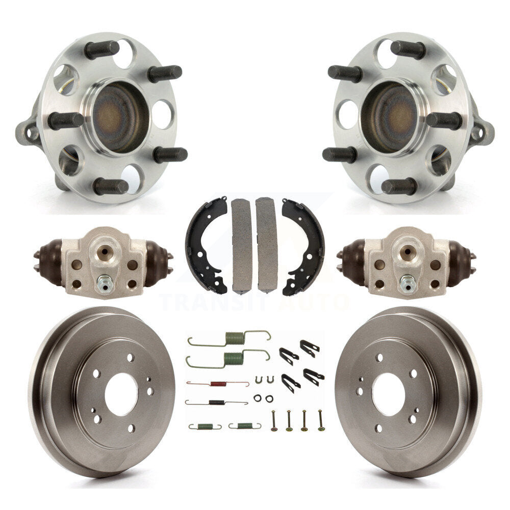Kit de roulements de moyeu, cylindres de roue arrière, tambour et chaussures (8 pièces) pour Honda Civic GX