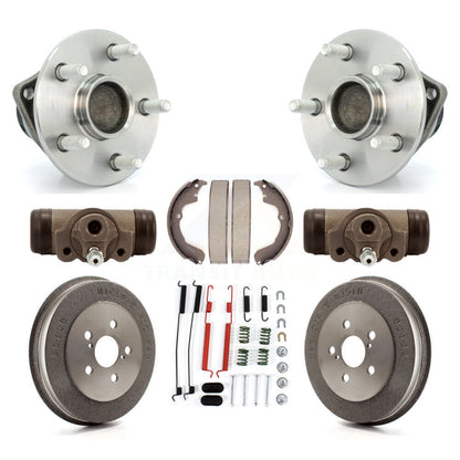 Kit de roulements de moyeu, cylindres de roue arrière, tambour et chaussures (8 pièces) pour Pontiac Vibe Toyota