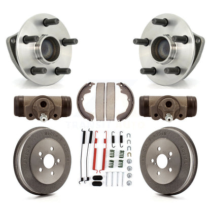 Kit de roulements de moyeu, cylindres de roue arrière, tambour et chaussures (8 pièces) pour Pontiac Vibe Toyota