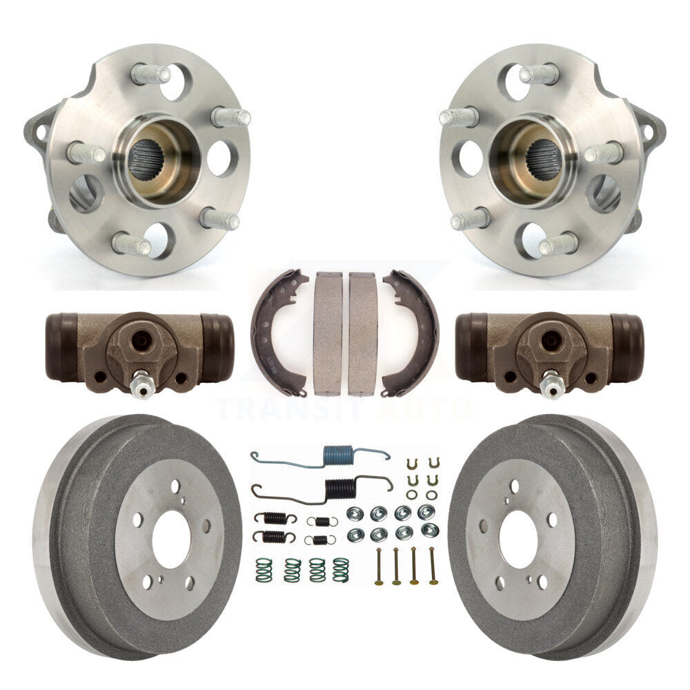 Kit de roulements de moyeu, cylindres de roue arrière, tambour et chaussures (8 pièces) pour Toyota RAV4