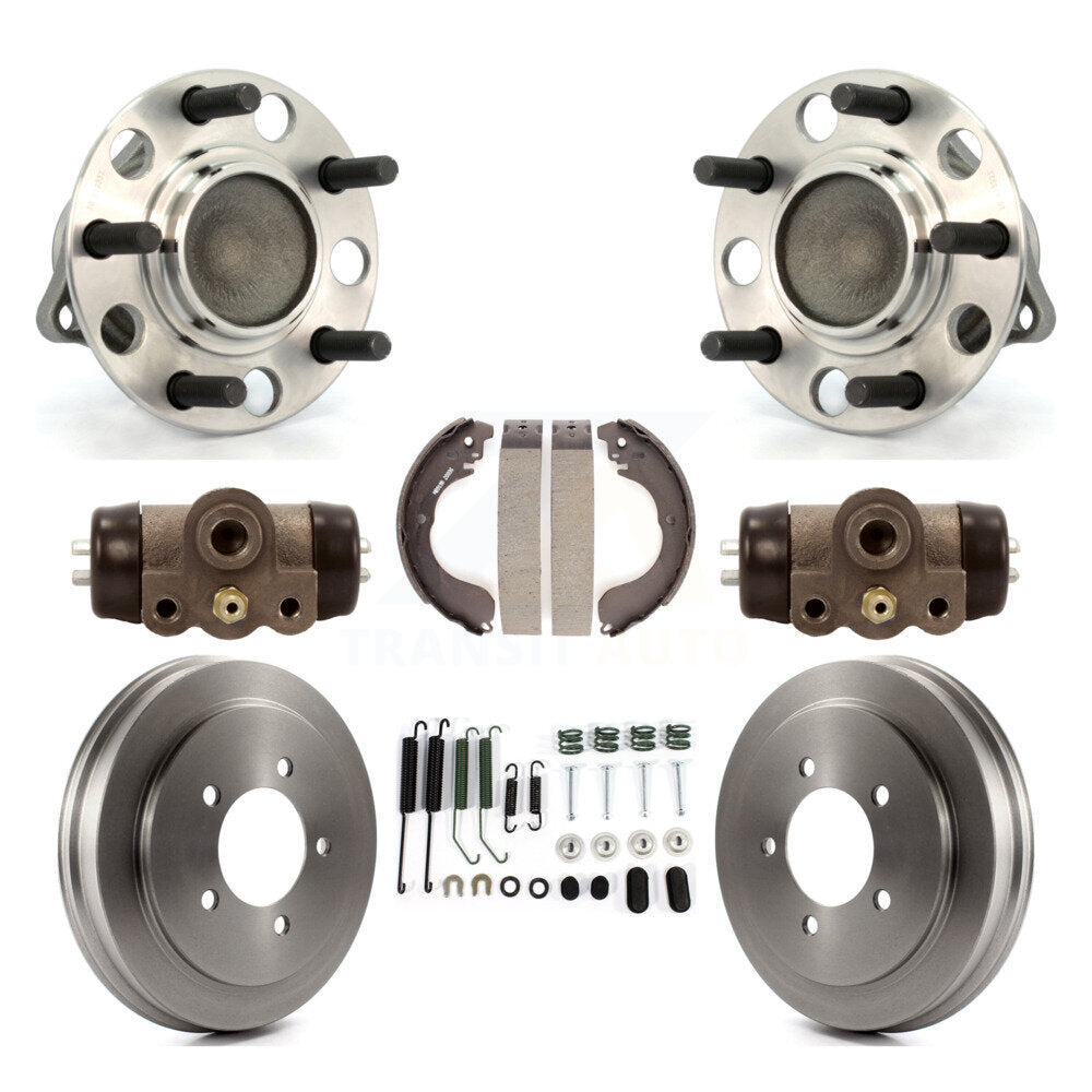Kit de roulements de moyeu, cylindres de roue arrière, tambour et chaussures (8 pièces) pour Jeep Patriot Compas