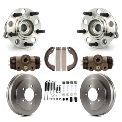 Kit de roulements de moyeu, cylindres de roue arrière, tambour et chaussures (8 pièces) pour Jeep Patriot Compas