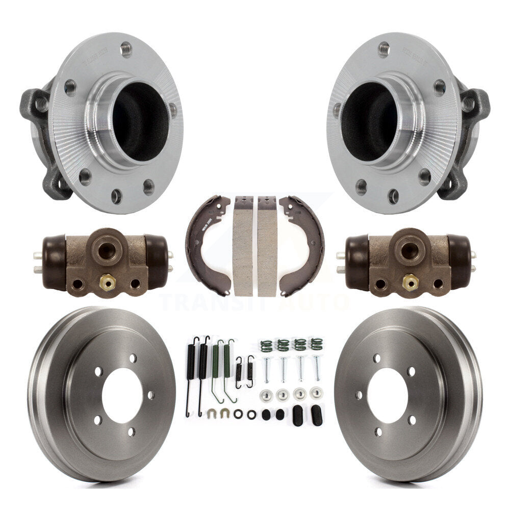 Kit de roulements de moyeu, cylindres de roue arrière, tambour et chaussures (8 pièces) pour Jeep Compass