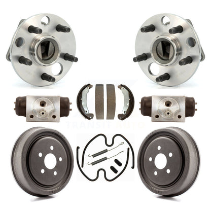 Kit de roulements de moyeu, cylindres de roue arrière, tambour et chaussures (8 pièces) pour Pontiac Sunfire