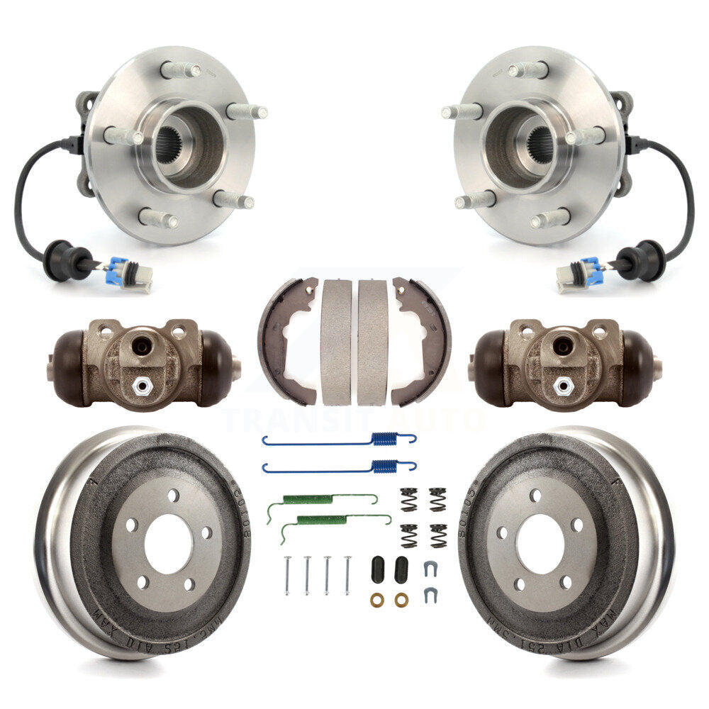 Kit de roulements de moyeu pour cylindres de roue arrière et chaussures de tambour (8 pièces) pour Chevrolet Equinox