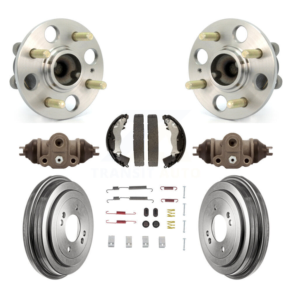 Kit de roulements de moyeu, cylindres de roue arrière et chaussures de tambour (8 pièces) pour Hyundai Accent Kia