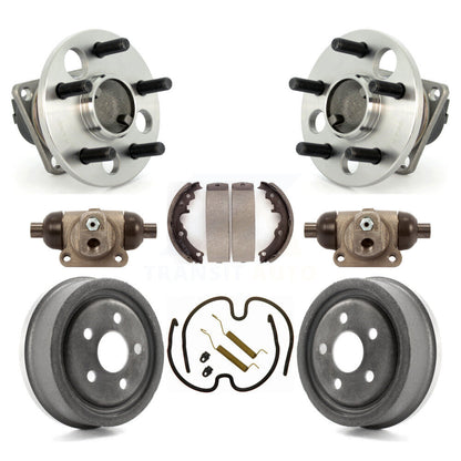 Kit de roulements de moyeu, cylindres de roue arrière, tambour et chaussures (8 pièces) pour Pontiac Sunfire