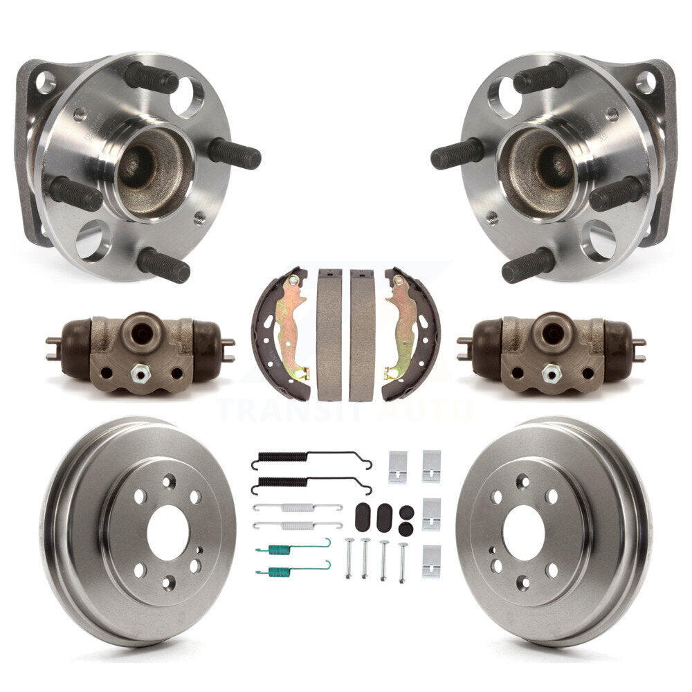 Kit de roulements de moyeu pour cylindres de roue arrière et chaussures de tambour (8 pièces) pour Mazda 2 2011 – 2014