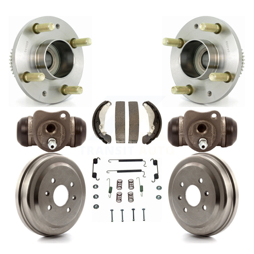 Kit de roulements de moyeu, cylindres de roue arrière, tambour et chaussures (8 pièces) pour Suzuki Swift + G