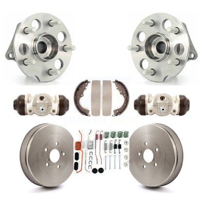 Kit de roulements de moyeu, cylindres de roue arrière et chaussures de tambour (8 pièces) pour Toyota Sienna AWD