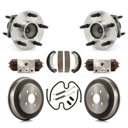 Kit de roulements de moyeu, cylindres de roue arrière et chaussures de tambour (8 pièces) pour Saturn Ion Pontiac