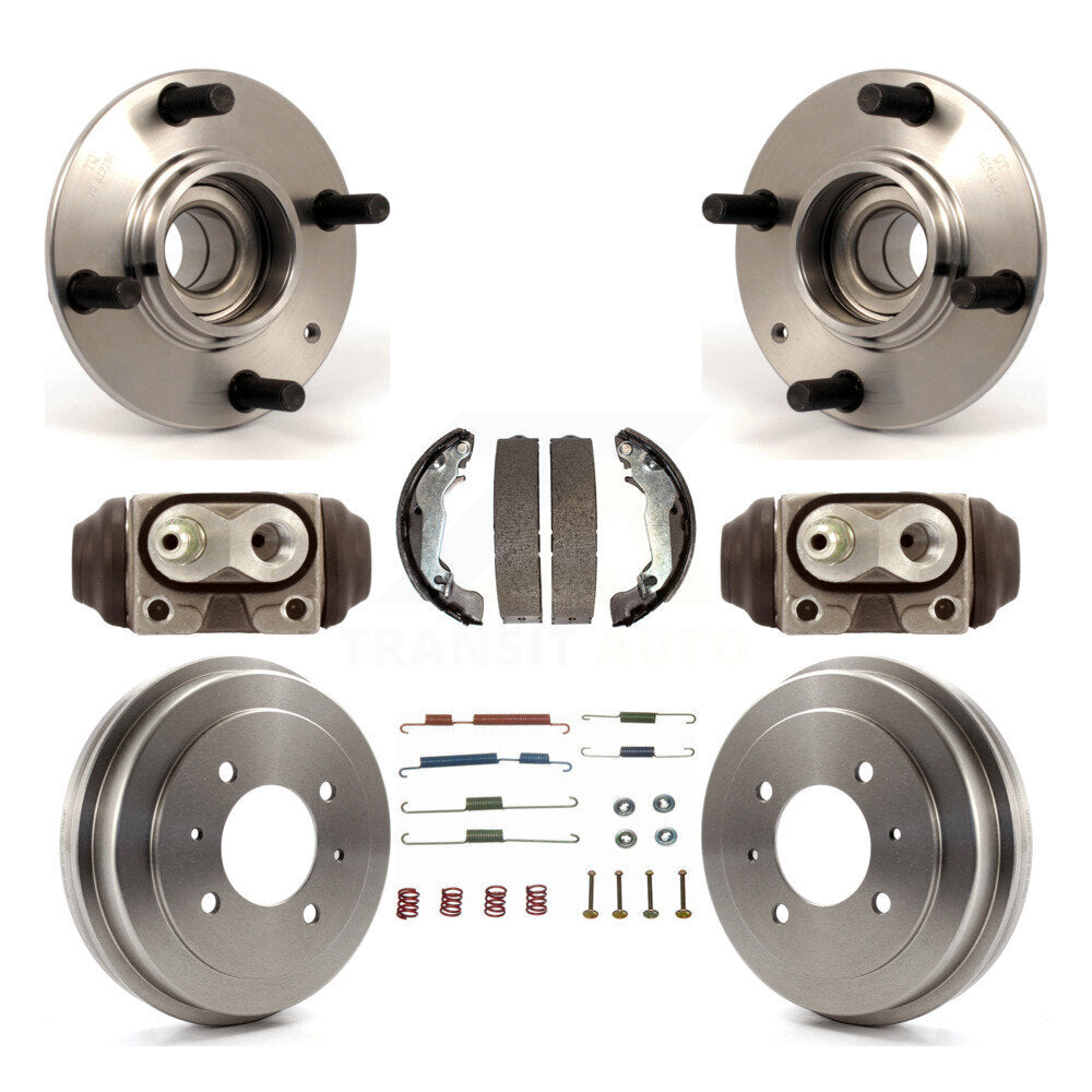 Kit de roulements de moyeu, cylindres de roue arrière, tambour et chaussures (8 pièces) pour Hyundai Elantra
