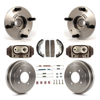 Kit de roulements de moyeu, cylindres de roue arrière, tambour et chaussures (8 pièces) pour Hyundai Elantra