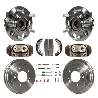 Kit de roulements de moyeu, cylindres de roue arrière, tambour et chaussures (8 pièces) pour Hyundai Elantra