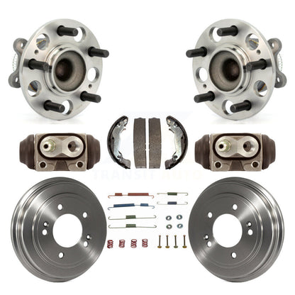 Kit de roulements de moyeu, cylindres de roue arrière, tambour et chaussures (8 pièces) pour Hyundai Elantra