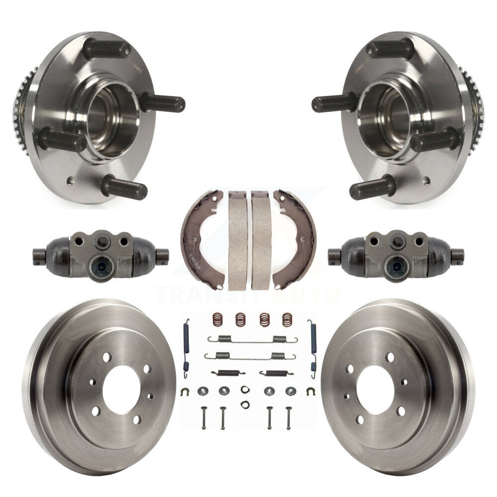 Kit de roulements de moyeu, cylindres de roue arrière, tambour et chaussures (8 pièces) pour Mitsubishi Lancer E