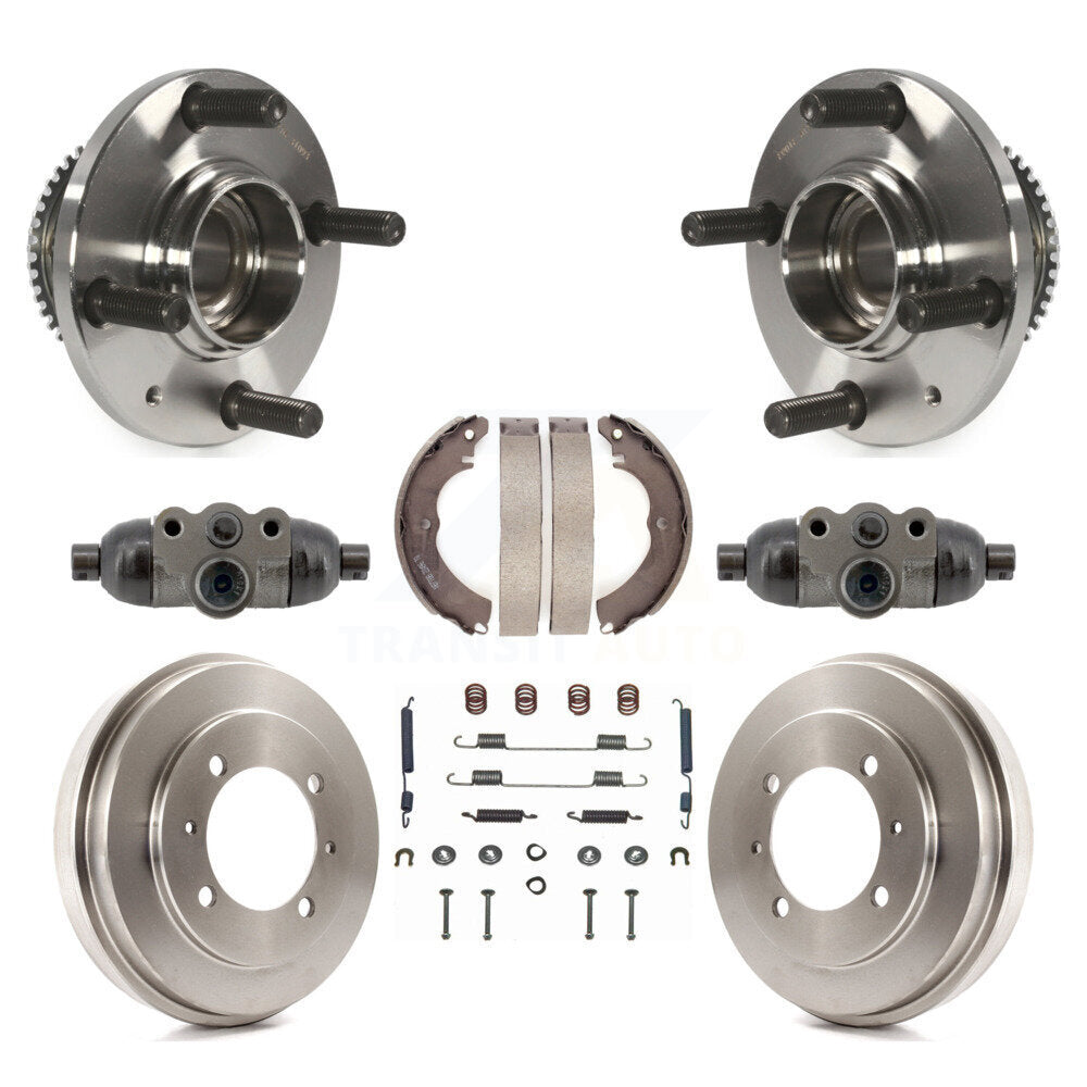 Kit de roulements de moyeu, cylindres de roue arrière, tambour et chaussures (8 pièces) pour Mitsubishi Lancer E