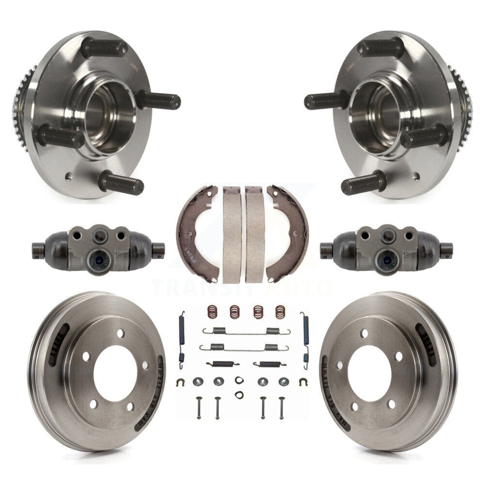 Kit de roulements de moyeu, cylindres de roue arrière, tambour et chaussures (8 pièces) pour Mitsubishi Lancer E