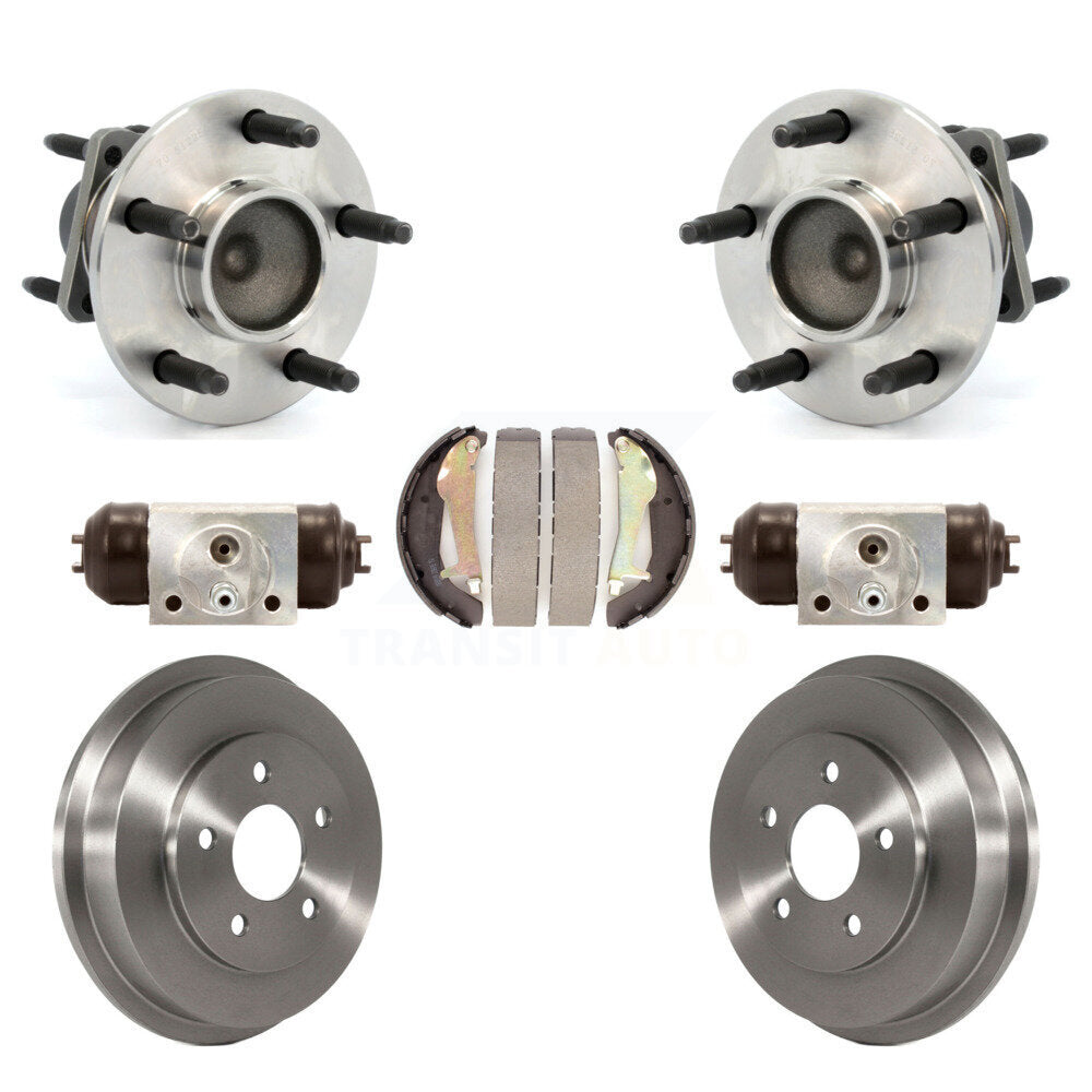 Kit d'assemblage de cylindres de roue arrière, tambour et chaussures, roulement de moyeu pour Chevrolet HH