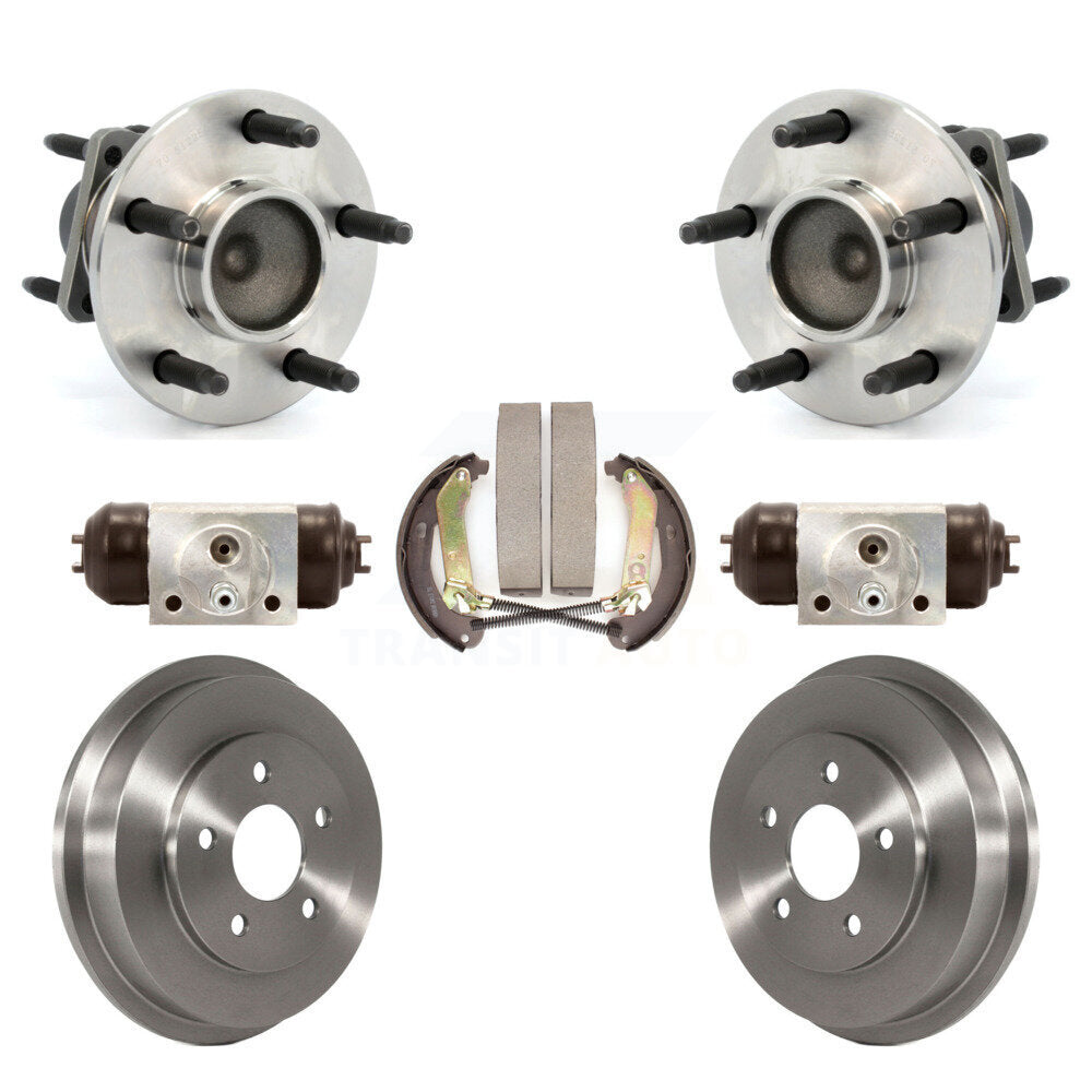 Kit d'assemblage de cylindres de roue arrière, tambour et chaussures, roulement de moyeu pour Chevrolet HH