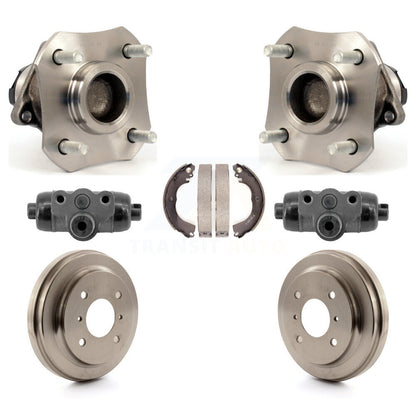 Kit d'assemblage de cylindres de roue arrière, tambour et chaussures, roulement de moyeu pour Nissan Versa