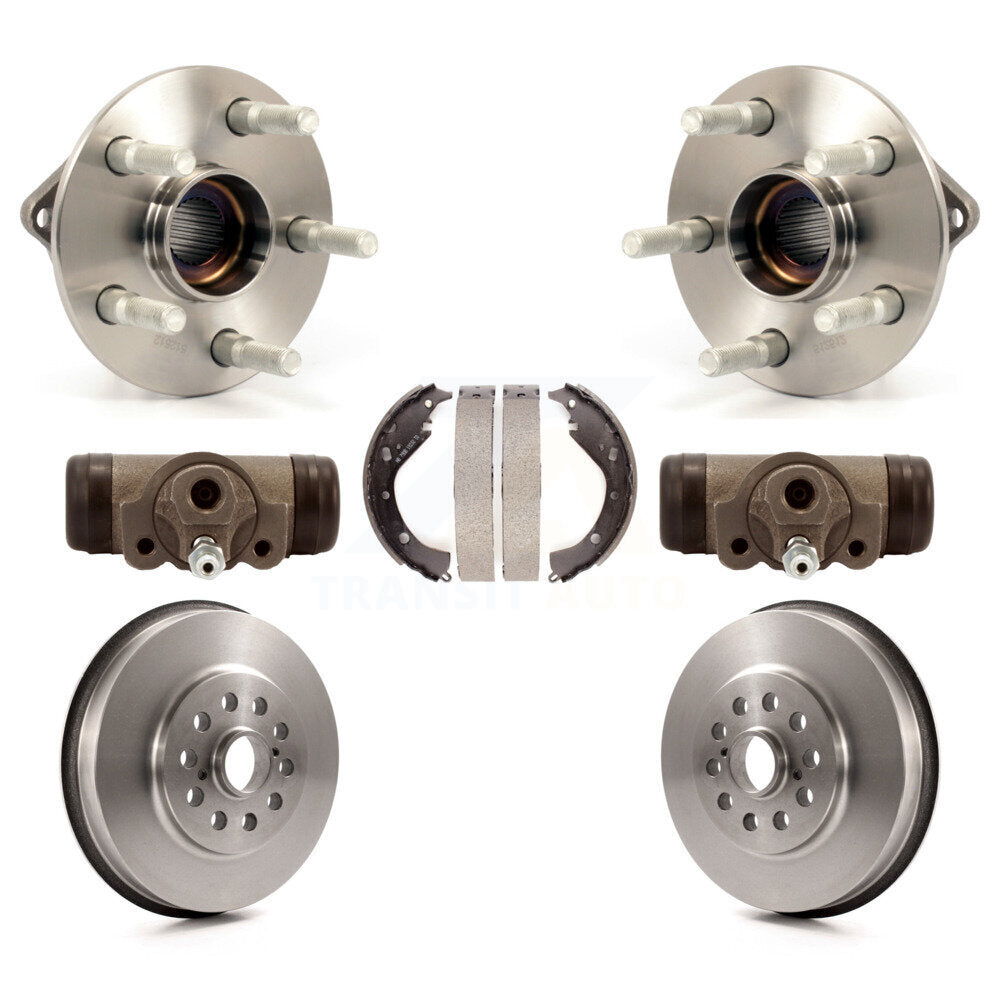 Kit de roulements de moyeu, cylindres de roue arrière, tambour et chaussures, pour Pontiac Vibe AWD 2006