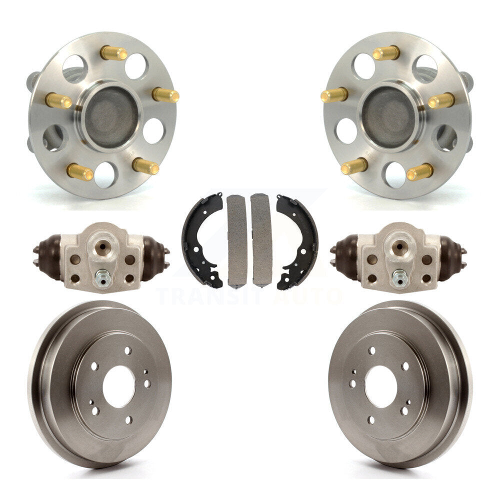 Kit d'assemblage de cylindres de roue arrière, tambour et chaussures, roulement de moyeu pour Honda Civic
