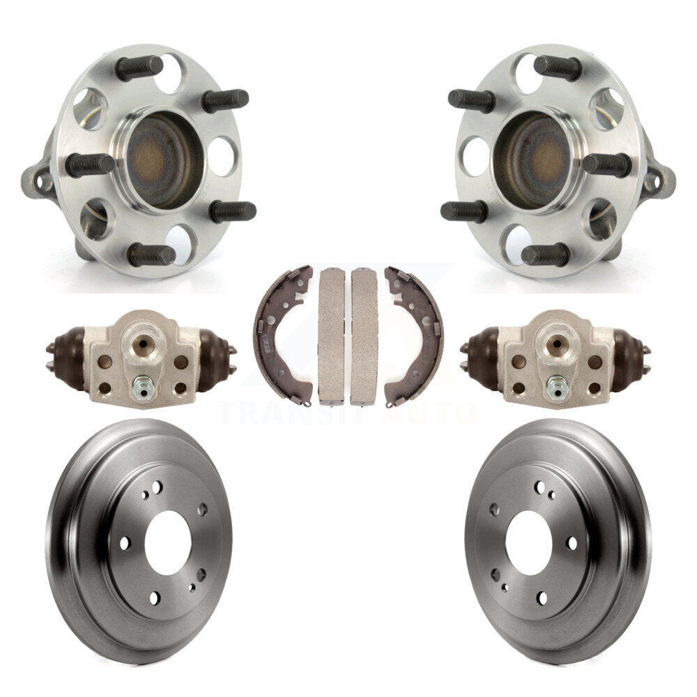 Kit d'assemblage de cylindres de roue arrière, tambour et chaussures, roulement de moyeu pour Honda Civic