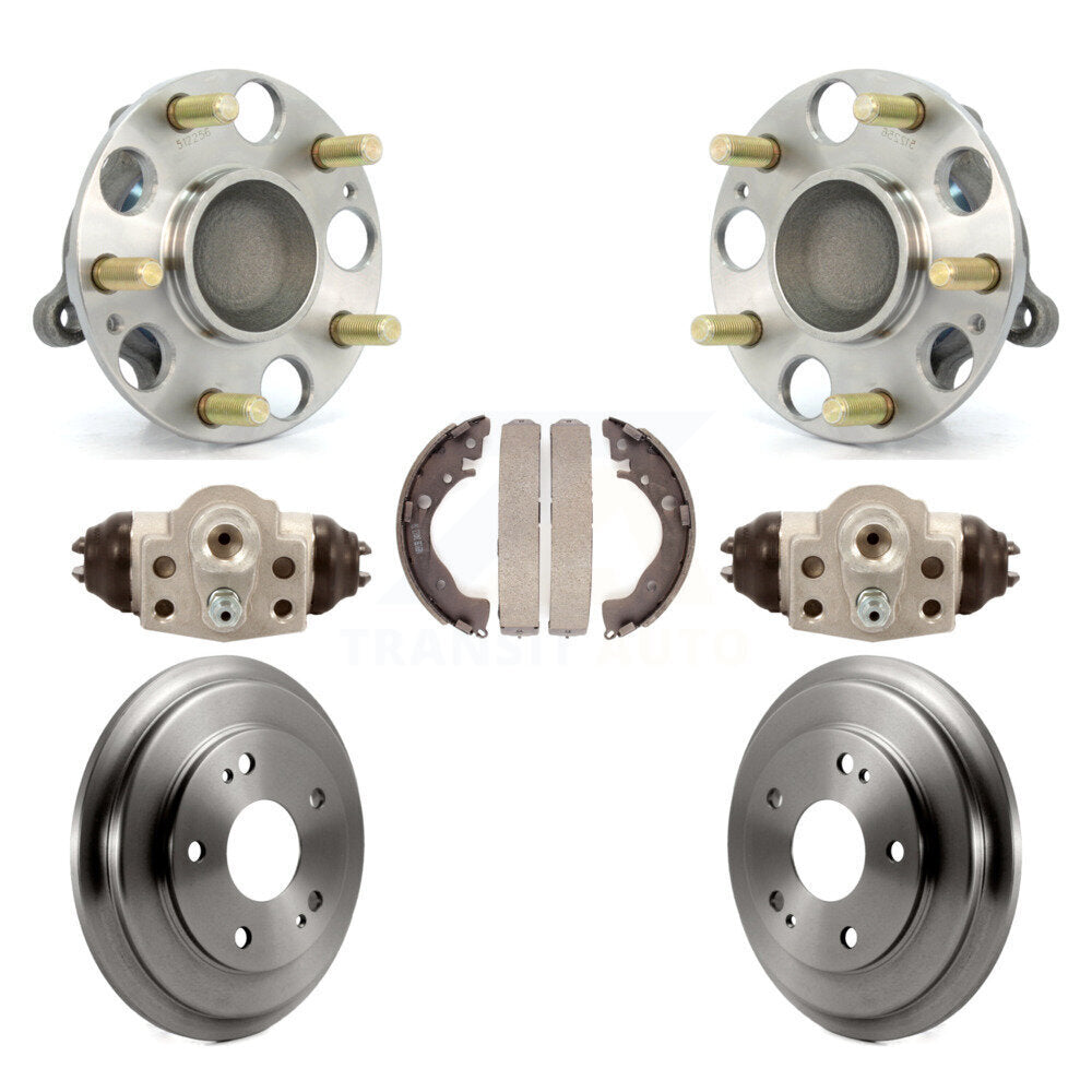 Kit d'assemblage de cylindres de roue arrière, tambour et chaussures, roulement de moyeu pour Honda Civic