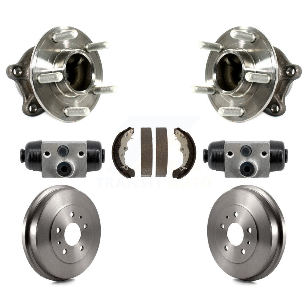 Kit d'assemblage de cylindres de roue arrière, tambour et chaussures, roulement de moyeu pour Ford Focus