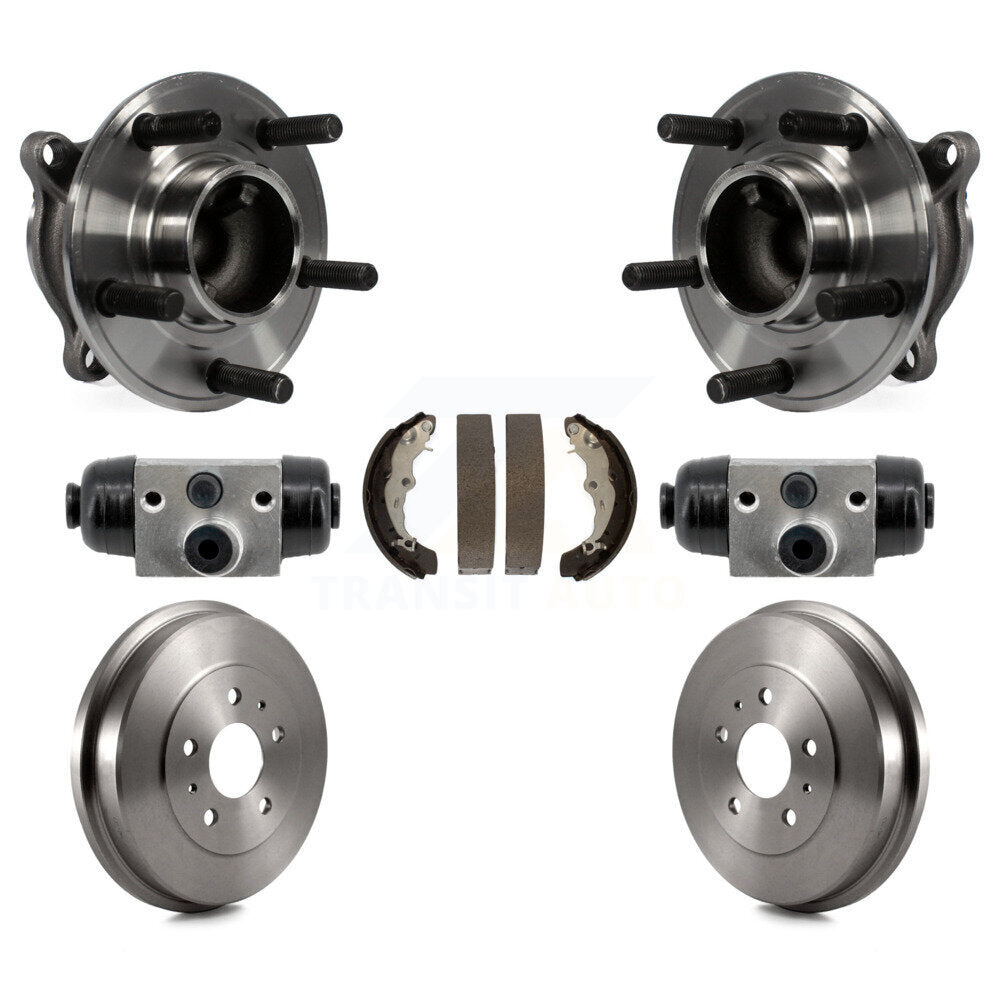 Kit d'assemblage de cylindres de roue arrière, tambour et chaussures, roulement de moyeu pour Ford Focus