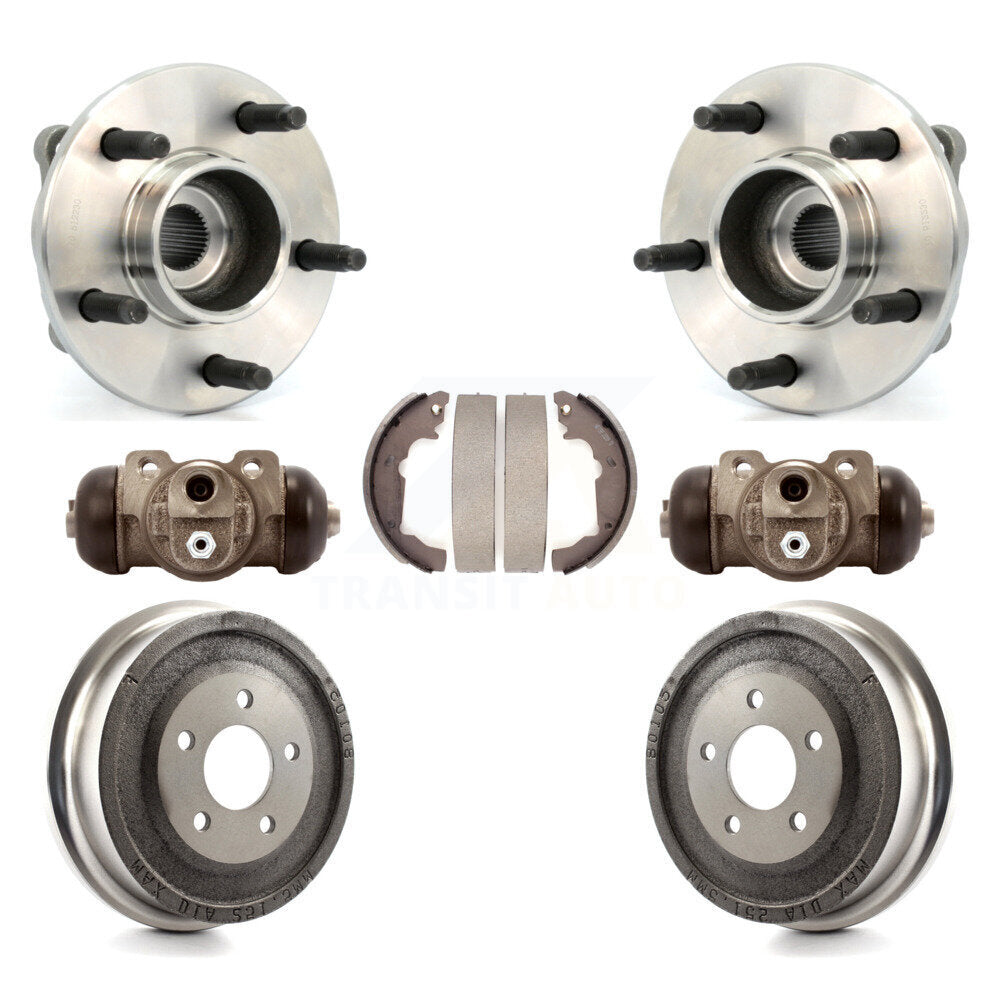 Kit de roulements de moyeu, cylindres de roue arrière, tambour et chaussures, pour Saturn Vue Pontiac Torren
