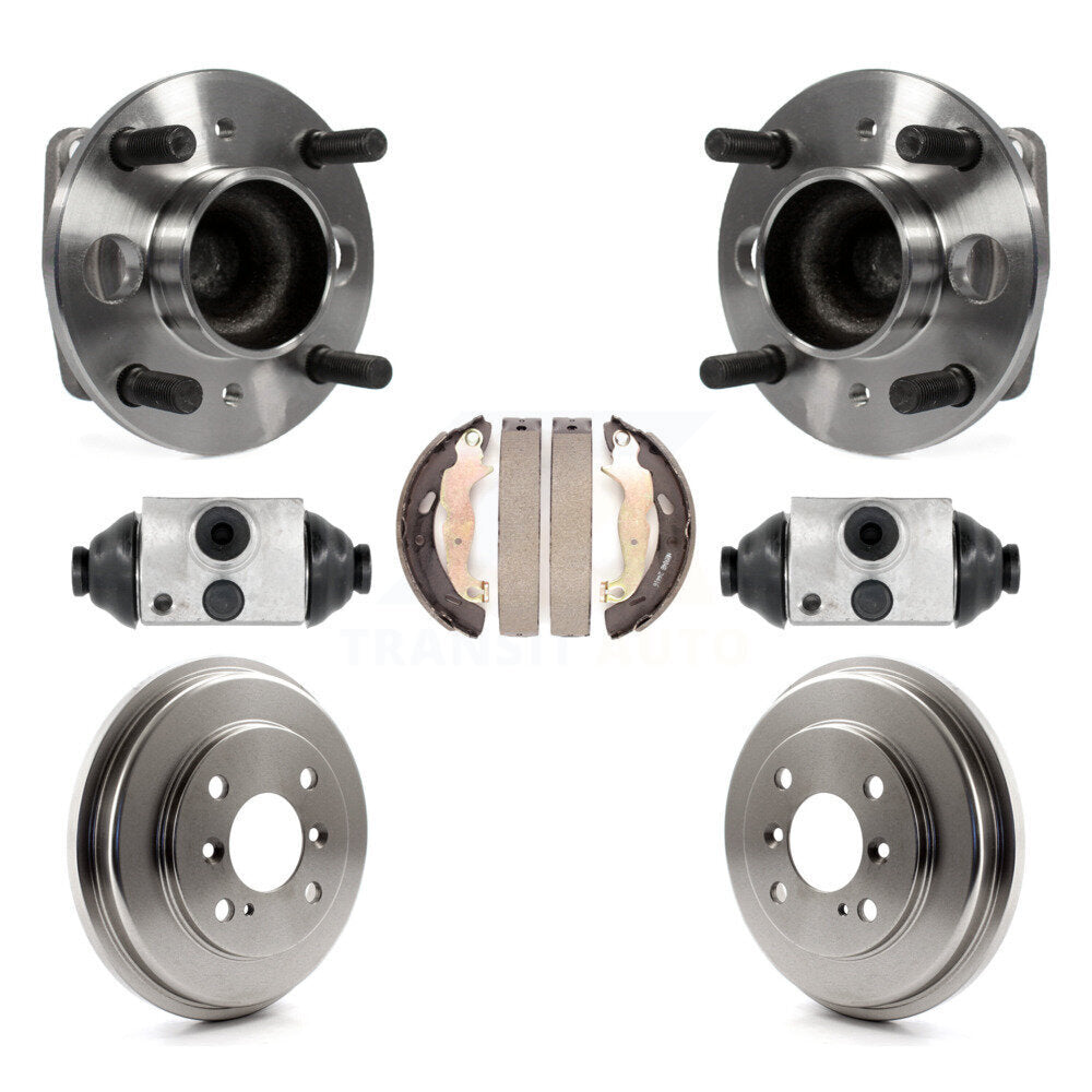Kit d'assemblage de cylindres de roue arrière, tambour et chaussures, roulement de moyeu pour Ford Fiesta