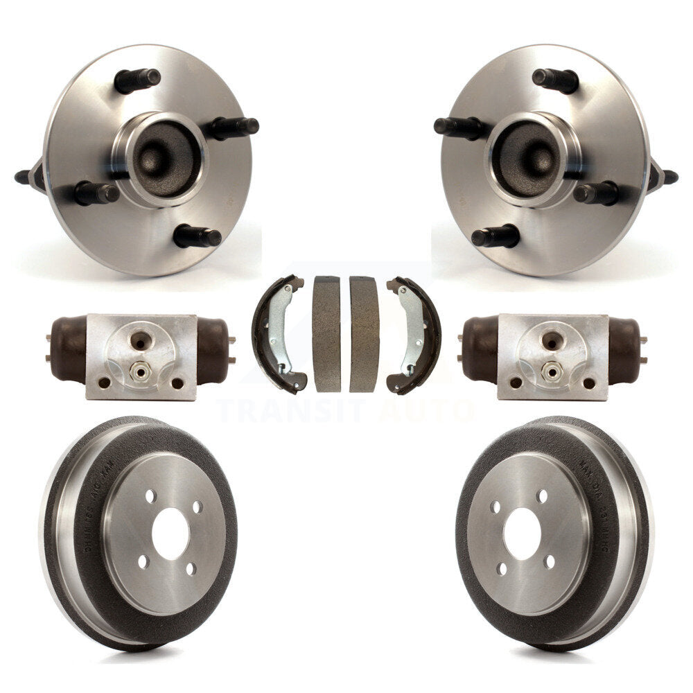 Kit de roulements de moyeu pour cylindres de roue arrière et chaussures de tambour, pour Saturn Ion 2003, sans ABS
